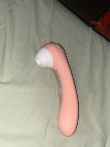 Click to view full screen Vibrador de Ponto G e Sugador de Clitóris S-Hande photo review