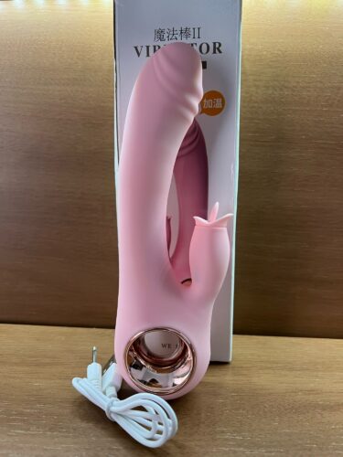 Click to view full screen Vibrador Feminino Rabbit com Estimulação de Ponto G e Língua Vibratória - Orion photo review