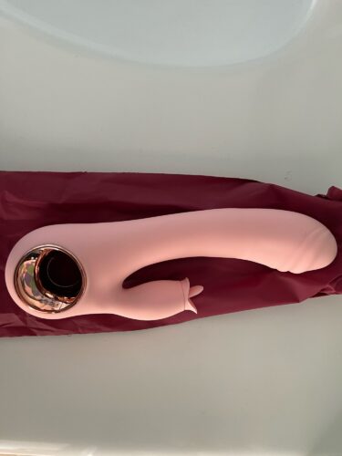 Click to view full screen Vibrador Feminino Rabbit com Estimulação de Ponto G e Língua Vibratória - Orion photo review