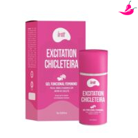 Gel Excitation Chicleteira - Potencializador de Orgasmo Feminino Beijável