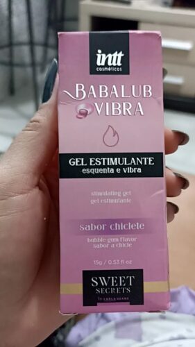 Click to view full screen Babalub Vibra Hot Chiclete - Gel Estimulante Beijável photo review