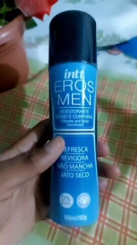 Click to view full screen Eros Men - Desodorante Íntimo e Corporal Masculino com Jato Seco 166ml photo review