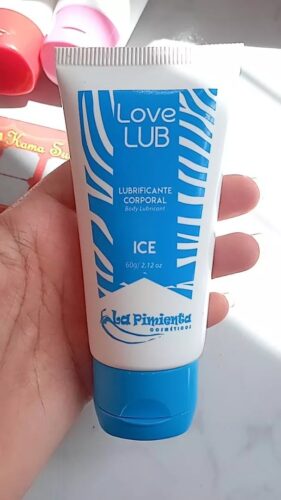 Click to view full screen Love Lub Ice Lubrificante Corporal 60g La Pimienta photo review