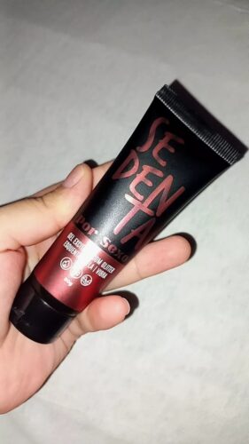 Click to view full screen Sedenta Por Sexo - Gel Comestível com Glitter 50g photo review