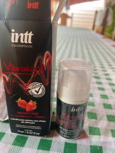 Click to view full screen Vibration Power Sabor Morango - Gel Extra Forte Vibra, Aquece e Lubrifica photo review