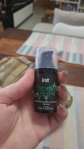 Click to view full screen Vibration Power Sabor Menta - Gel Extra Forte Vibra, Aquece e Lubrifica photo review