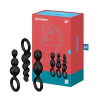 Satisfyer Booty Call - Kit de 3 Plugs Anais em Silicone Flexível