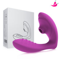 Vibrador de Ponto G e Sugador de Clitóris com 10 Níveis - Absolut