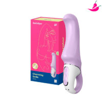 Satisfyer Charming Smile - Vibrador e Estimulador de Ponto G com 12 Modos de Vibração à Prova D’Água