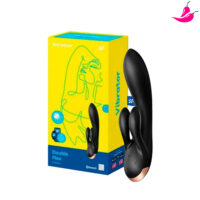 Satisfyer Double Flex - Vibrador Ponto G com Estimulador de Clitoris e Controle via APP