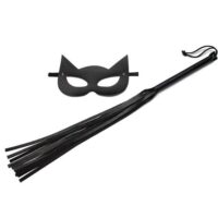 Kit Mulher Gato com Chibata e Máscara – Sedução, Dominação e Fantasia