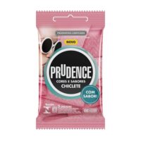 Preservativo Cores e Sabores Chiclete – 3 Unidades