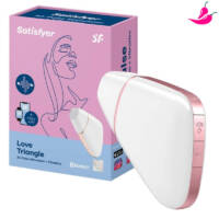 Satisfyer Love Triangle - Sugador e Estimulador de Clitóris com Ondas de Pressão e controle via APP