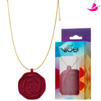 Colar Pingente Rosa com 10 Modos de Vibração - Rose Rhythm