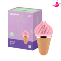 Satisfyer Sweet Treat - Estimulador de Clitoris com 5 Modos de Vibração e Rotação à Prova D’Água