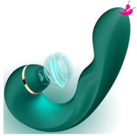 Vibrador Feminino Sugador de Clitóris e Estimulador de Ponto G - Realization