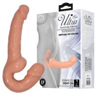 Pênis Realístico Strapless Baile - Prótese de Duas Pontas para Casal