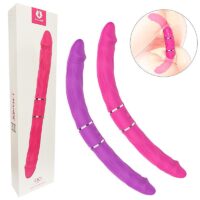 Cici S-Hande - Dildo Duplo Vibratório com 9 Modos de Vibração