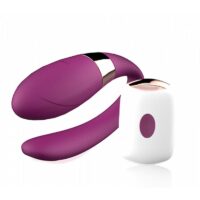 Vibrador de Casal Crypl - Controle Remoto e 7 Modos de Prazer